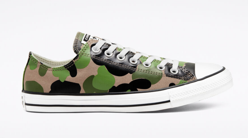 army green chuck taylors